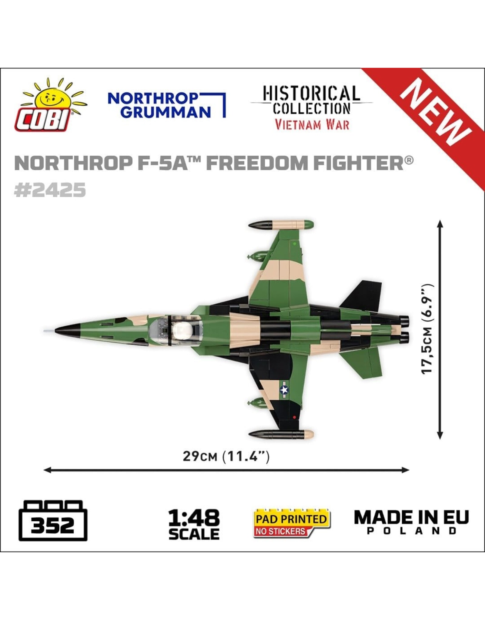 COBI COBI 2425 Northrop F-5A  FREEDOM FIGHTER