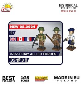 COBI COBI 2055 3 Figuren Allied Forces D-Day 1944