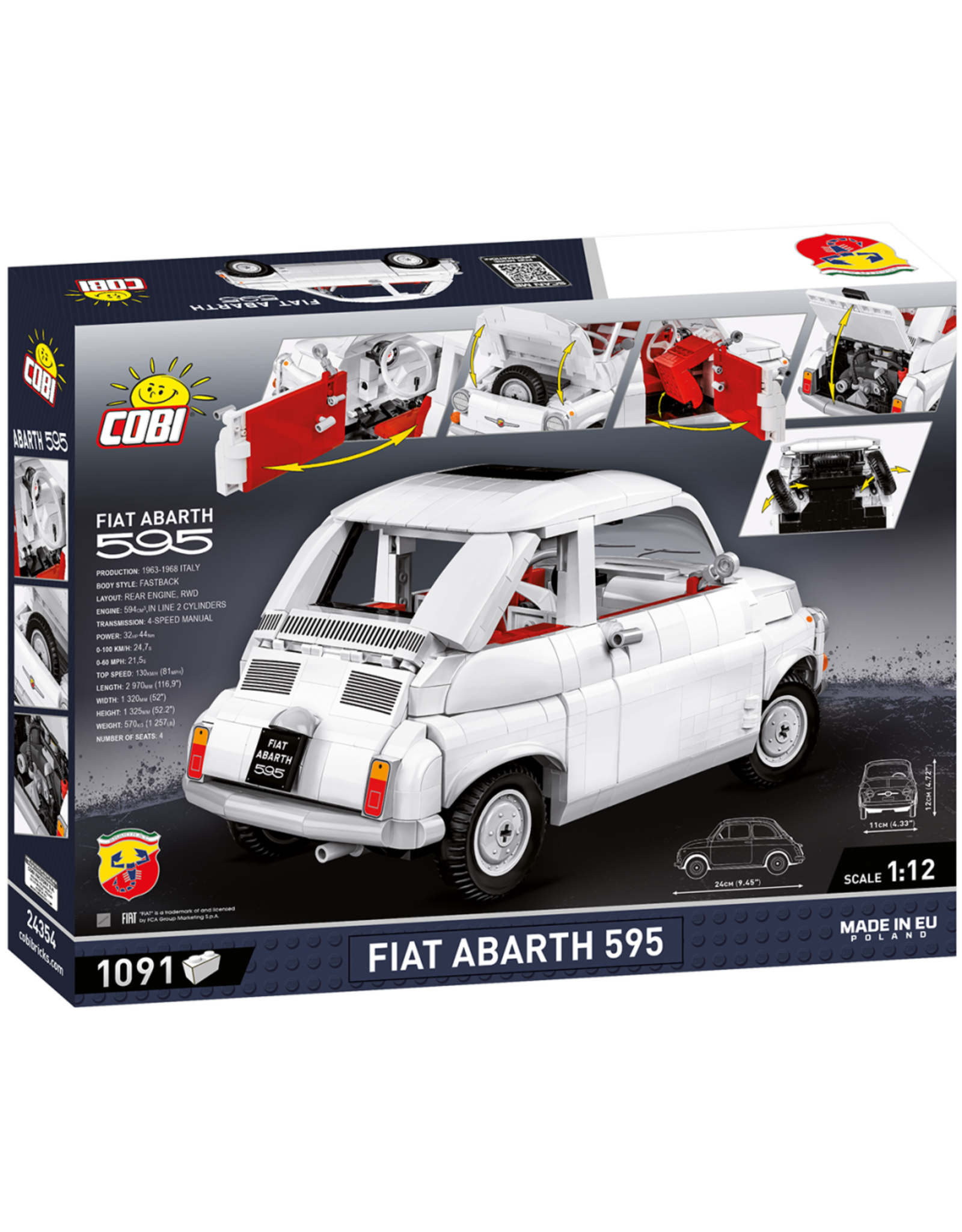 COBI COBI 24354 Fiat 500 Abarth 1965