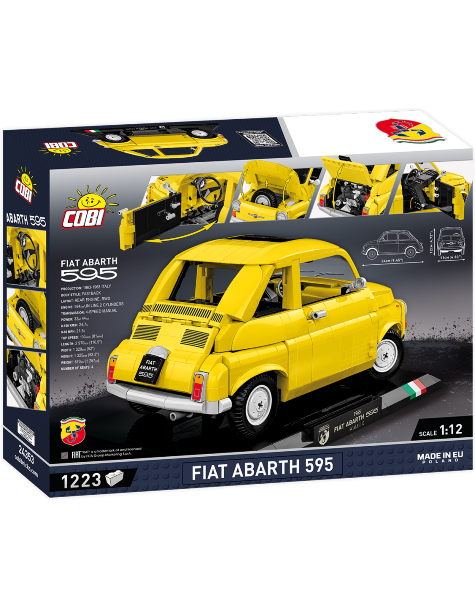 COBI COBI 24353 Fiat 500 Abarth 1965 Exe