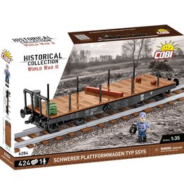 COBI COBI 6284 German Railway Platformwagen Typ SSY