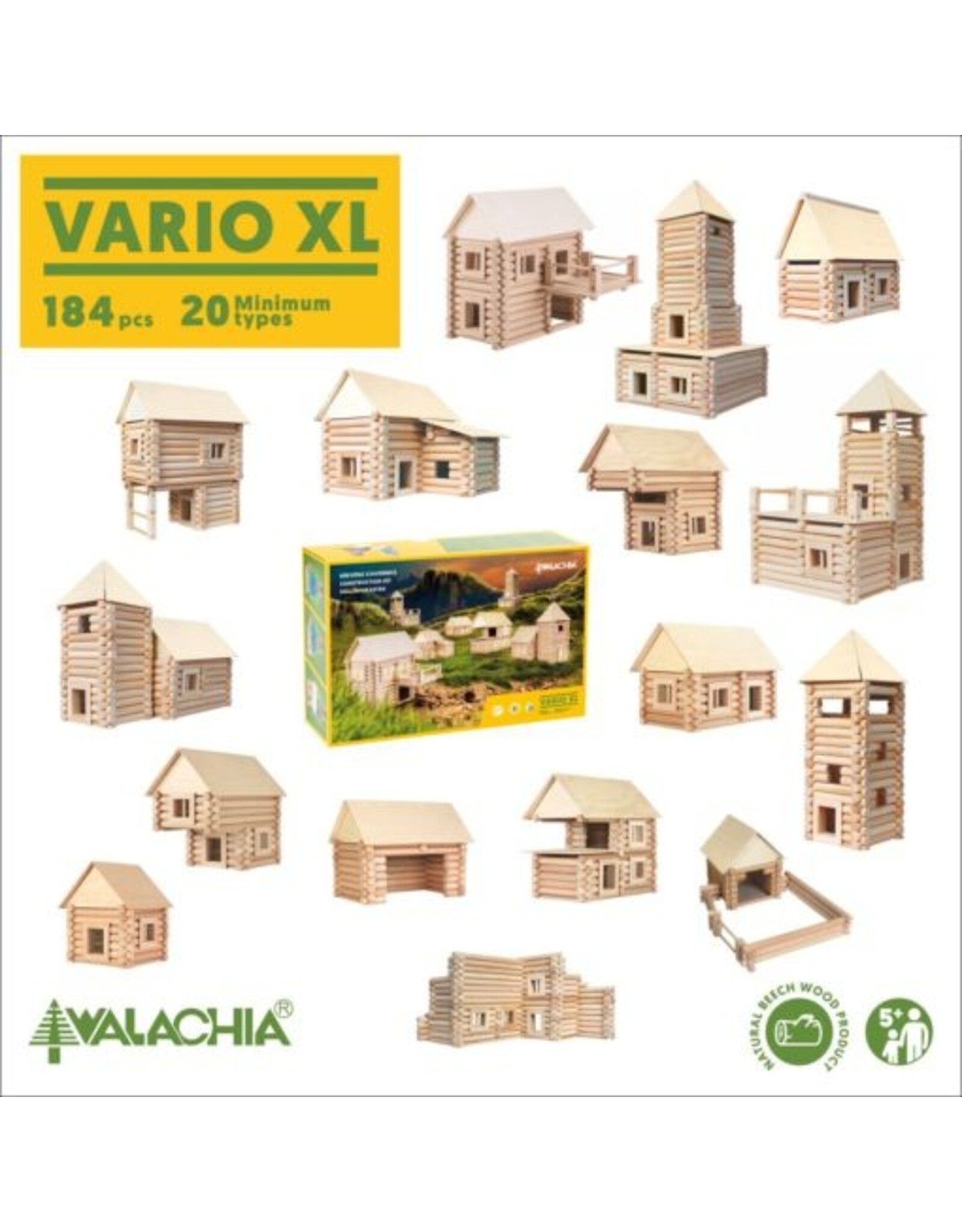 Walachia Walachia Vario Baukasten XL 184tlg