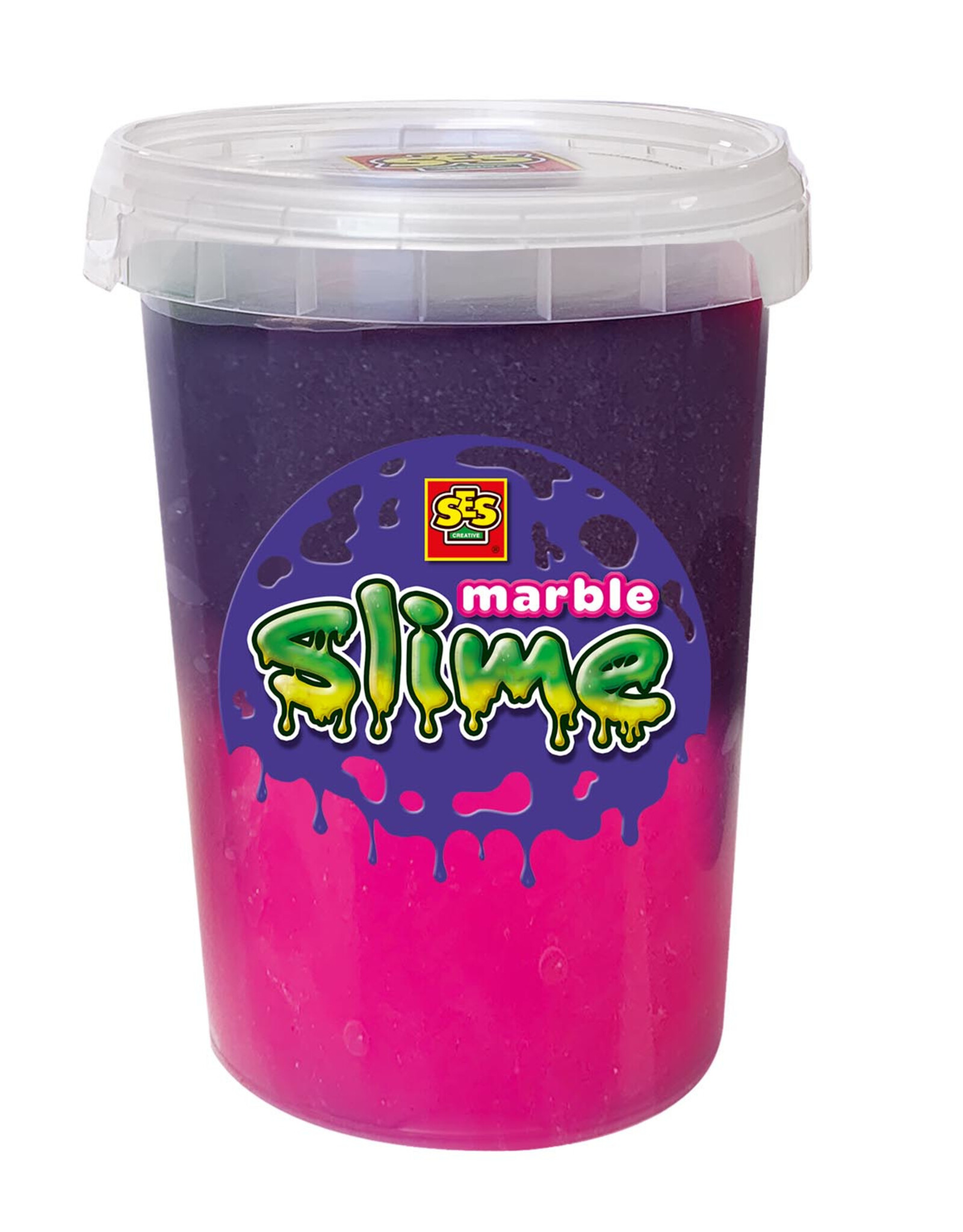 SES Creative SES Slime Marble - Pink and purple 200gr