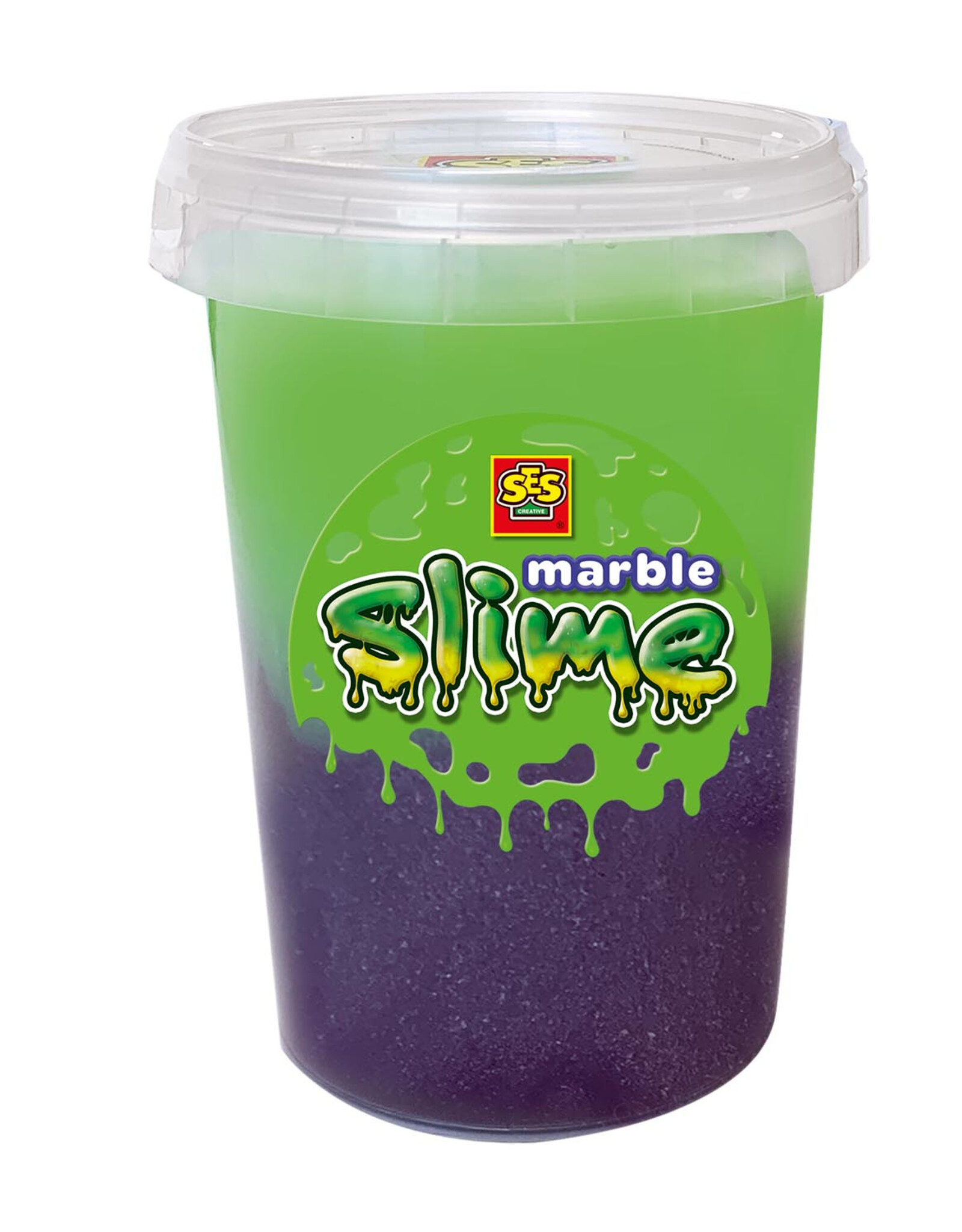 SES Creative SES Slime Marmor-Schleim - Lila und Grün 200 g