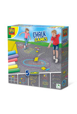 SES Creative SES 5-in-1 side walk chalk games