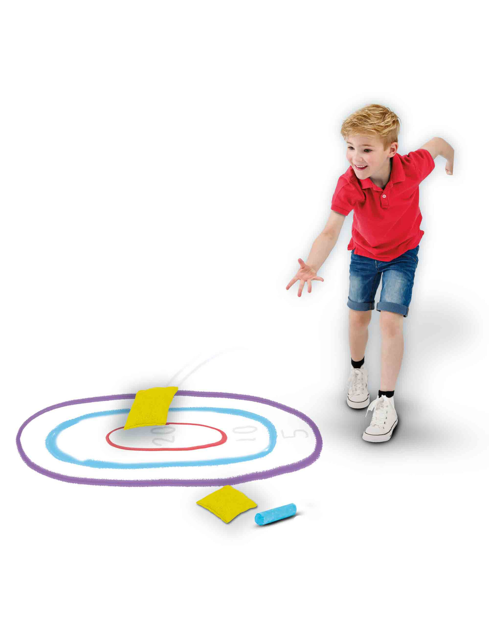 SES Creative SES 5-in-1 side walk chalk games