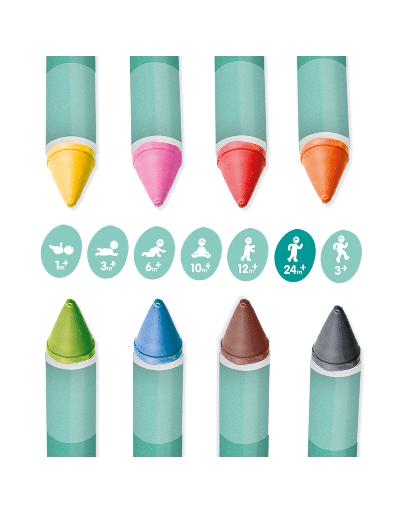 SES Creative  SES - Tiny Talents - Bath crayons - 8 colours