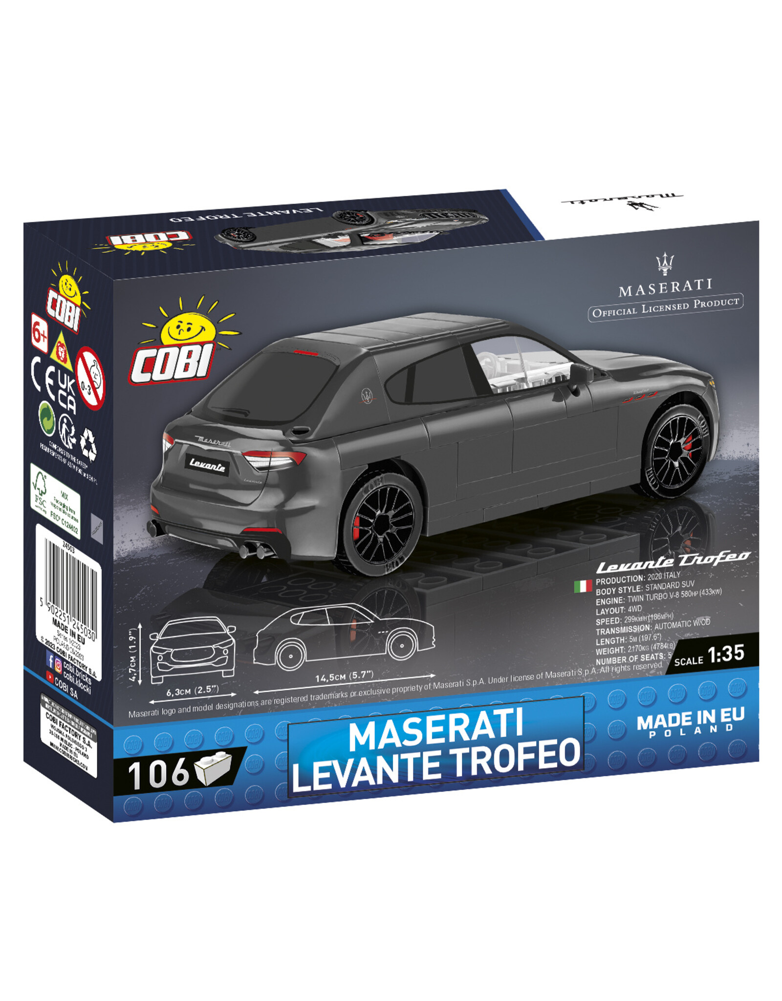 COBI COBI - Maserati 24503 - Levante Trofeo