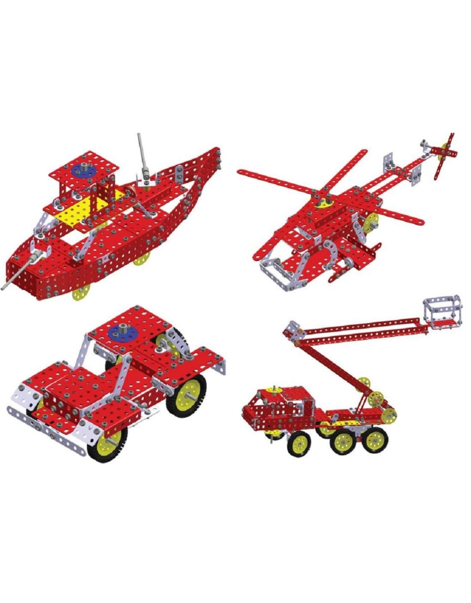 Merkur Merkur - Fire brigade set - metal construction set - 740 parts