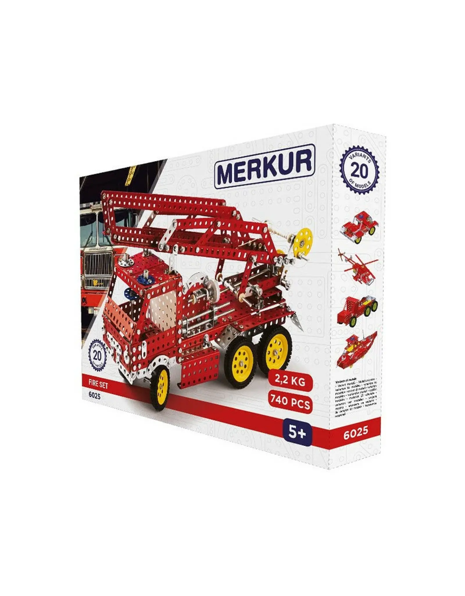 Merkur Merkur - Fire brigade set - metal construction set - 740 parts