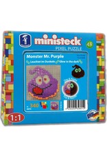 Ministeck Feuchtmann - ministeck "Glow in the dark" - Monster Mr. Purple