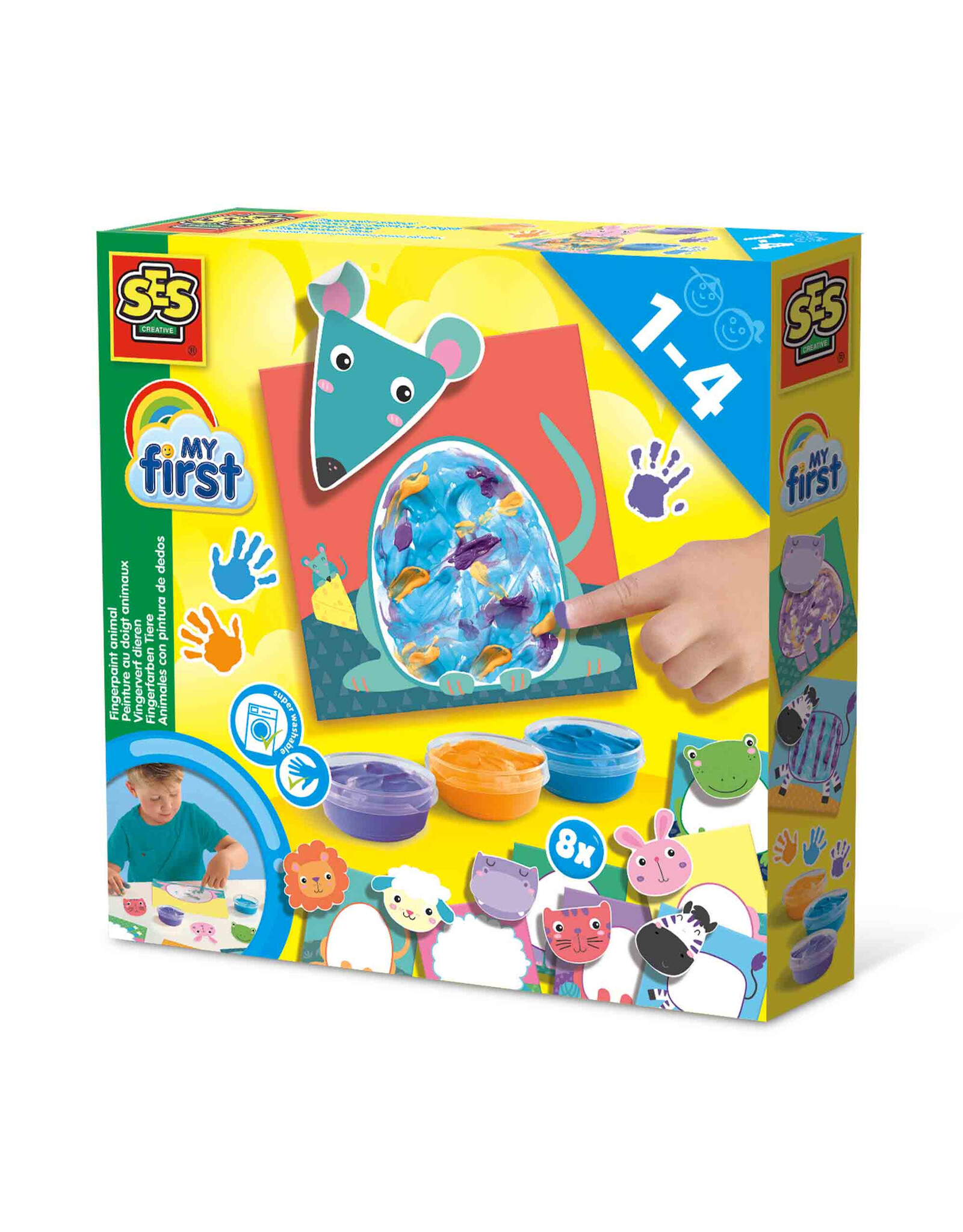 SES Creative SES My first - Fingerfarben Tiere