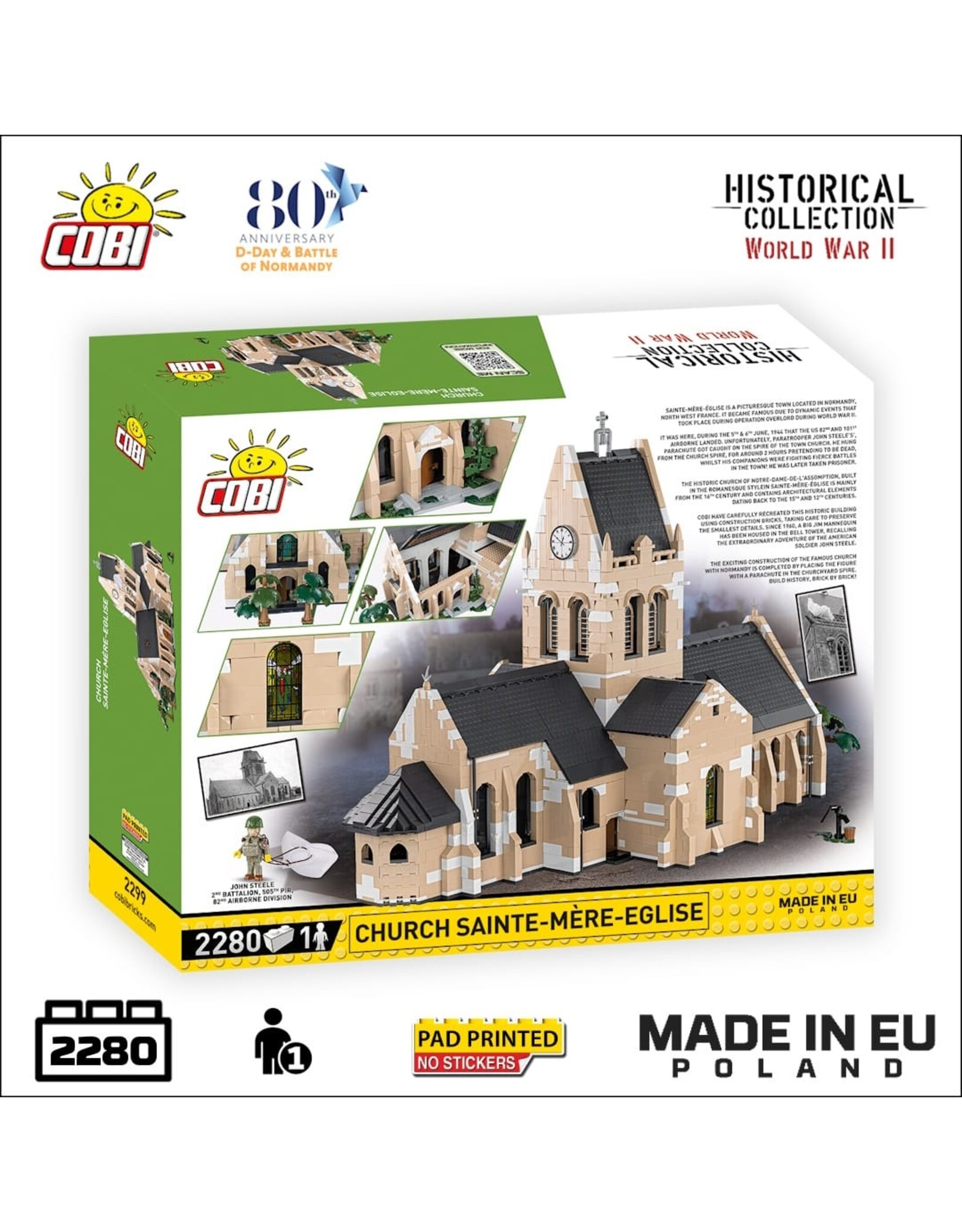 COBI COBI 2299 Sainte-Mère-Église kerk