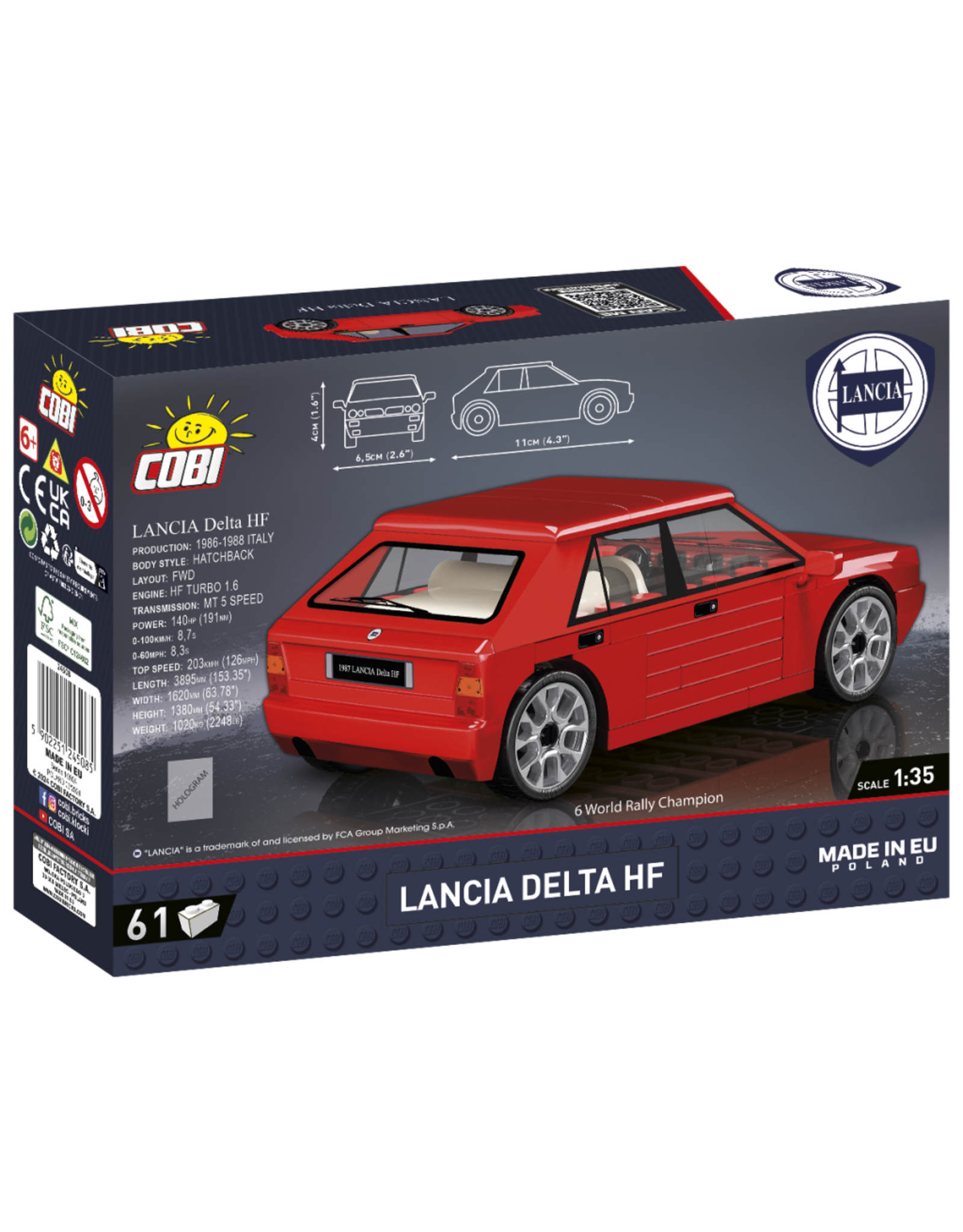 COBI COBI 24508 1987 LANCIA DELTA HF