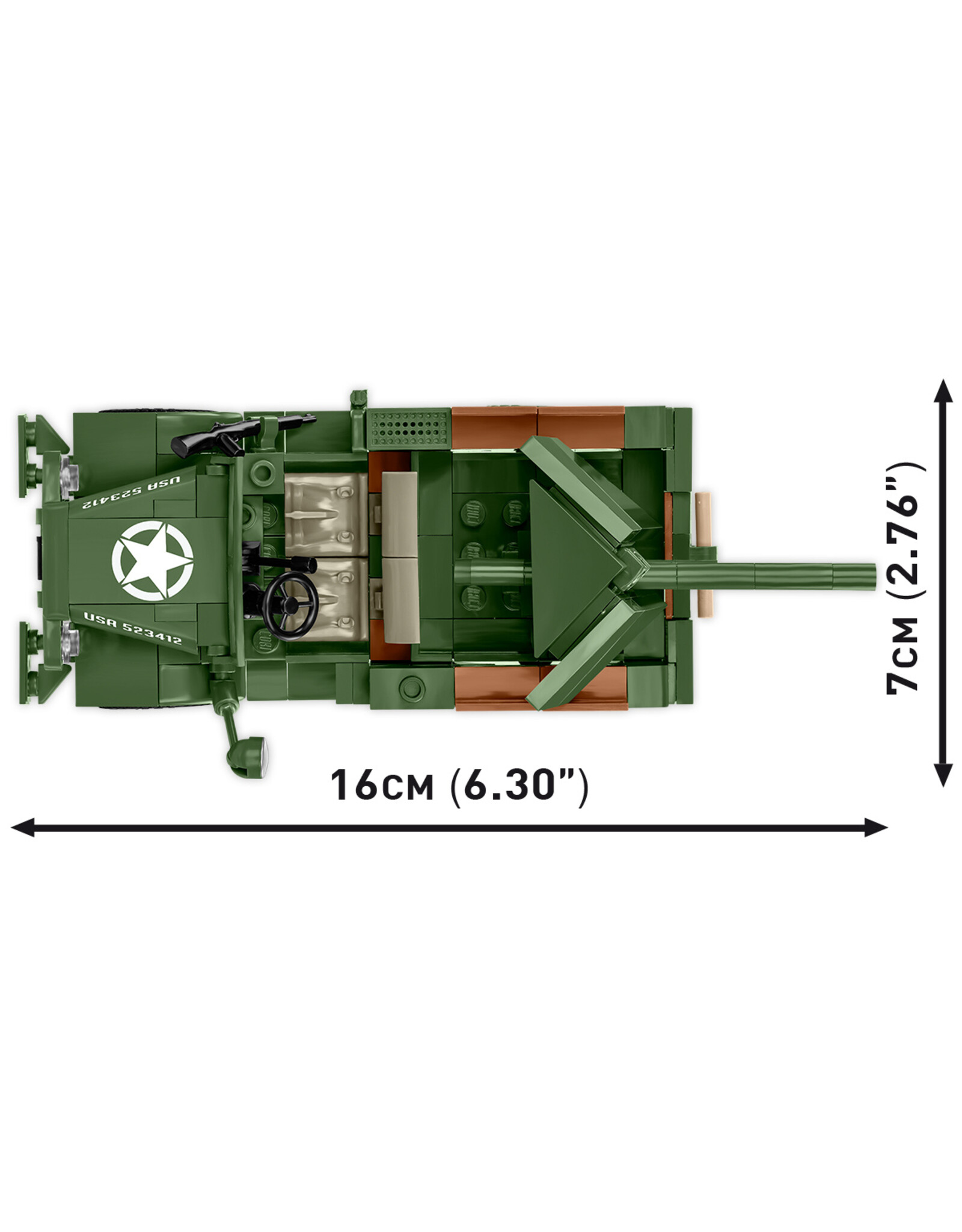 COBI COBI 3116 37mm GMC M6 Fargo