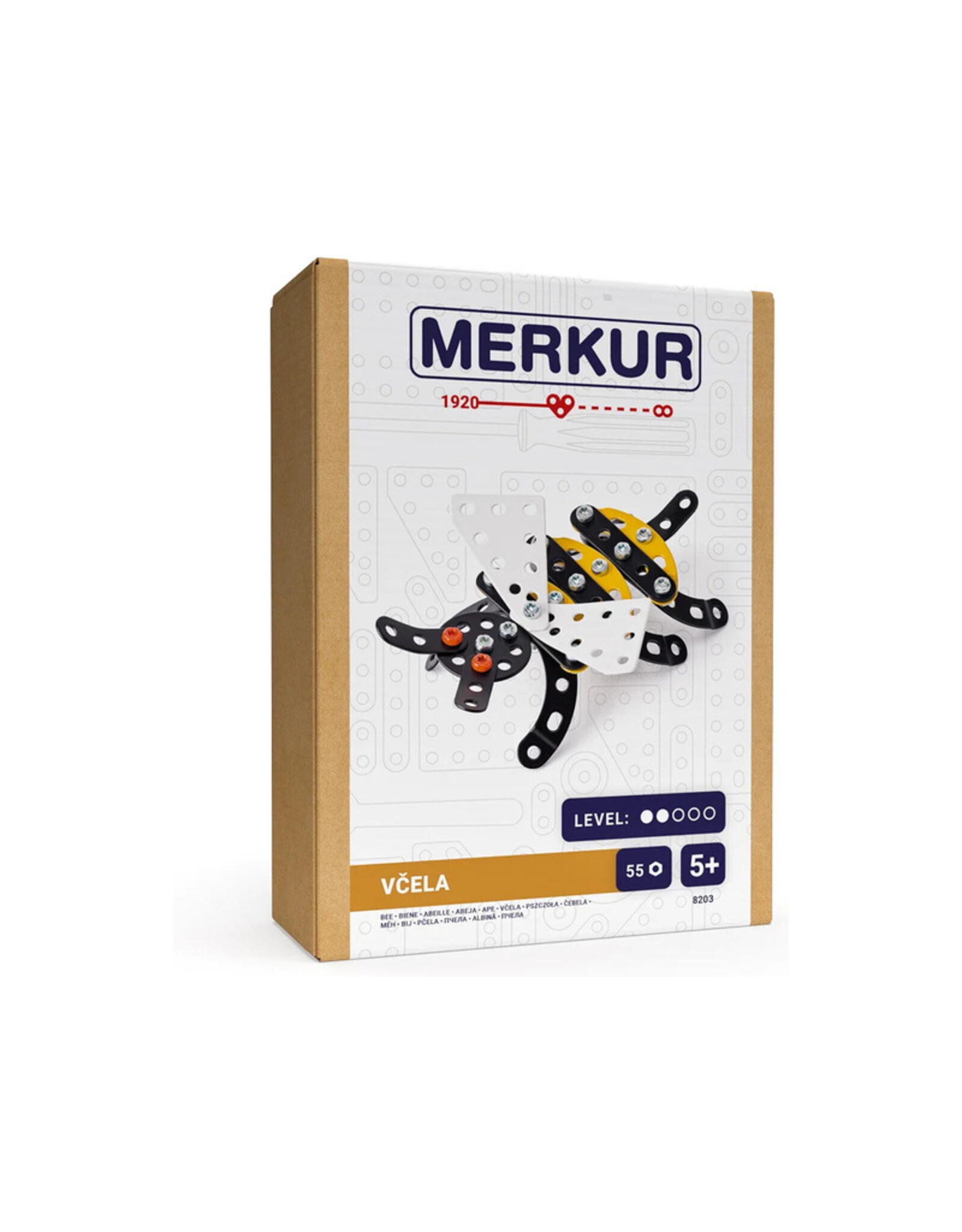 Merkur Merkur - Bee - metal construction set - 55 parts