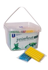 Feuchtmann  JUNIORKNET EDU box maxi, 14 bars, 7 colors in storage box - 14x100g