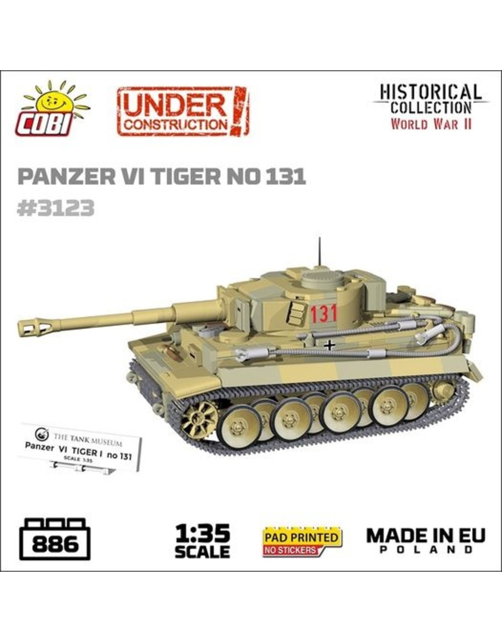 COBI COBI 3123 Panzer VI Tiger 131