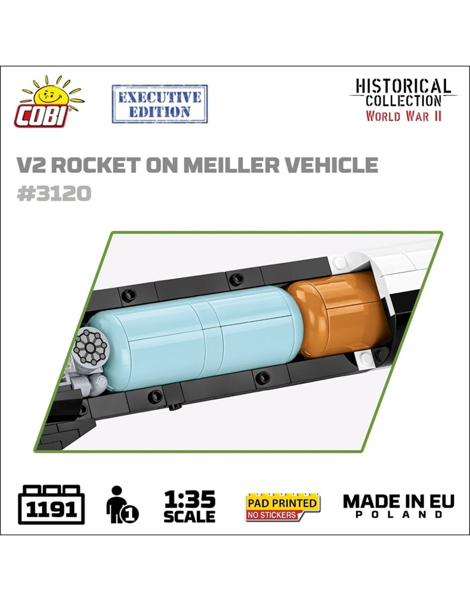 COBI COBI 3120 V2 Rakete mit mobiler Startanlage