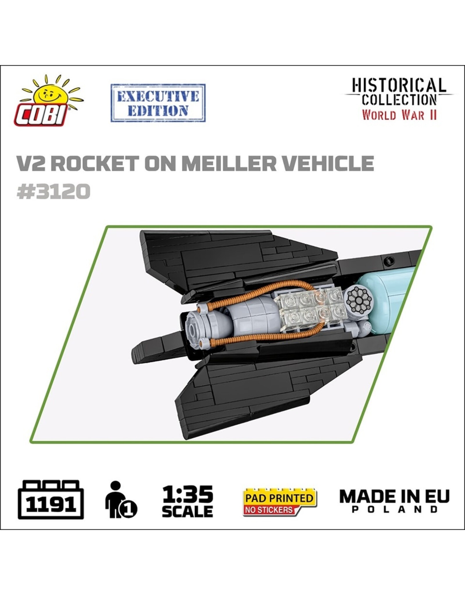 COBI COBI 3120 V2 Rocket with mobile launch installation