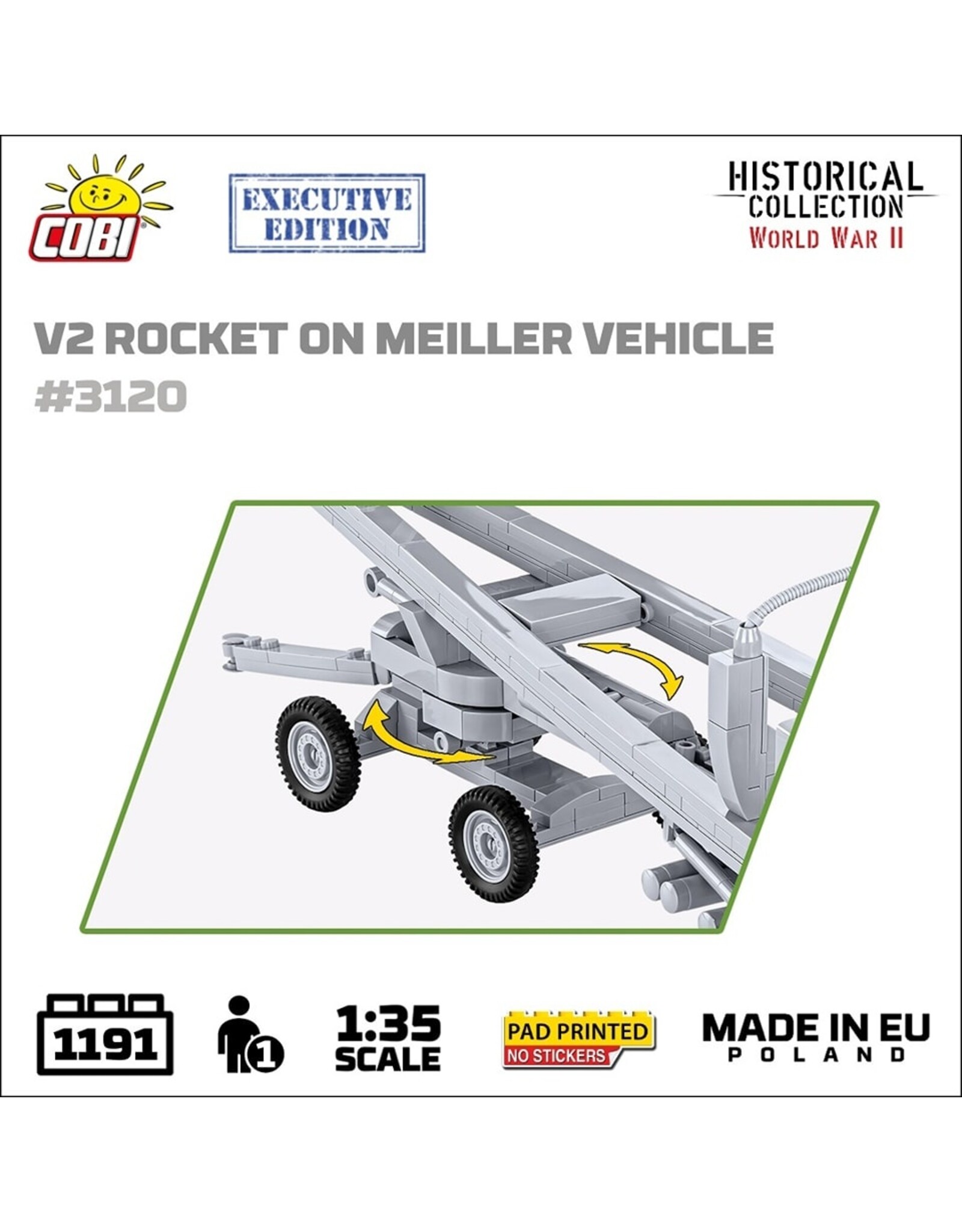 COBI COBI 3120 V2 Raket met mobiele lanceerinstallatie