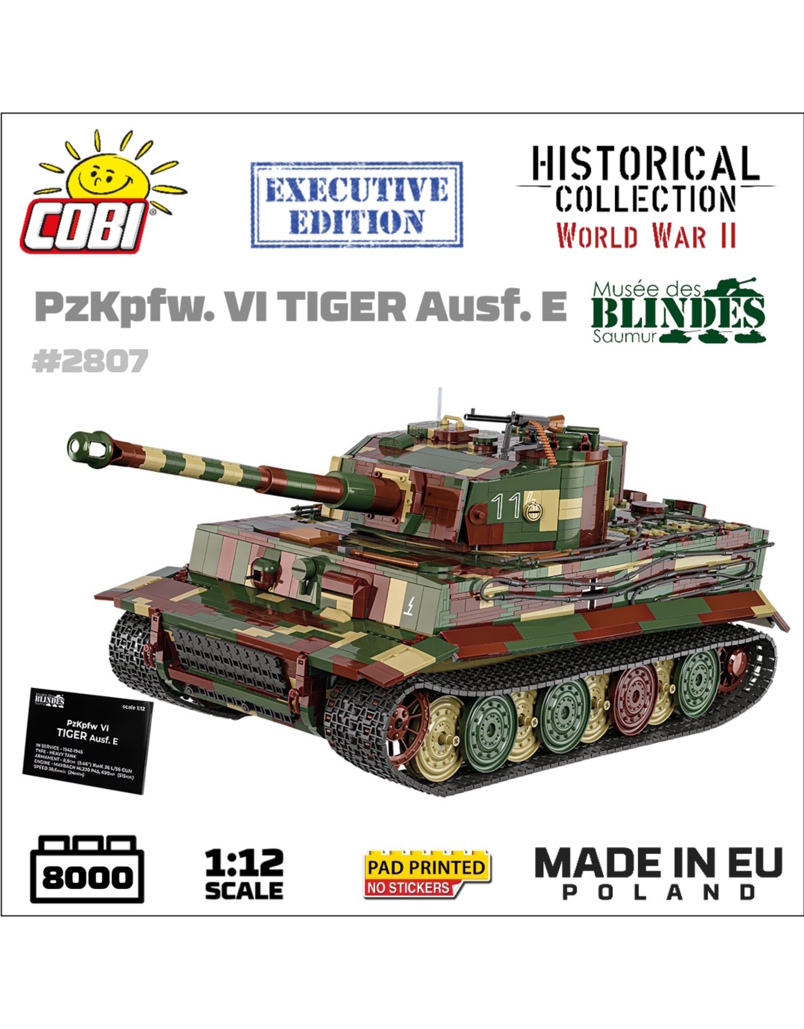 COBI COBI 2807 PzKpfw. VI Tiger Ausf. E