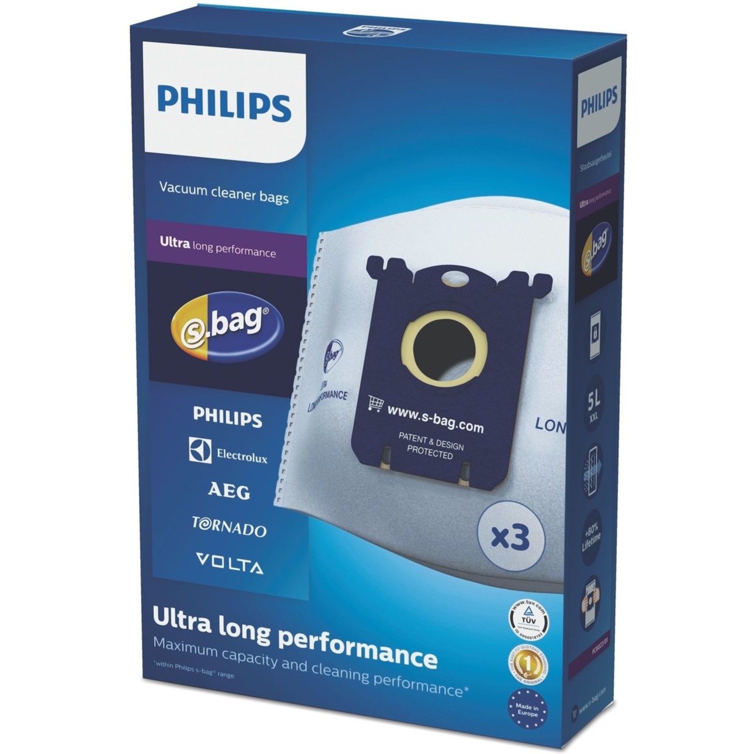 Philips Stofzuigerzak S-Bag Ultra Performance -