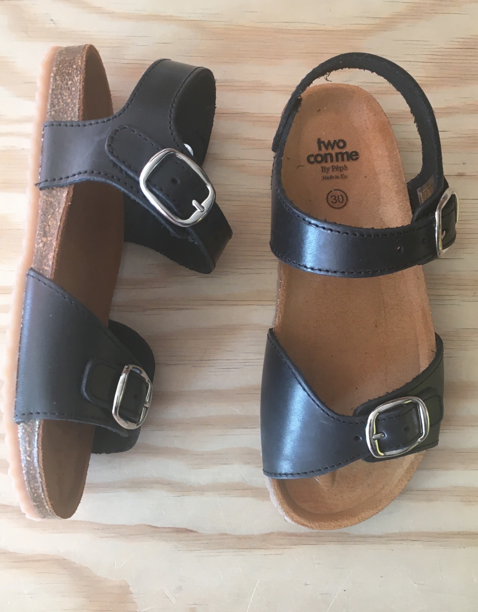 TWO CON ME by PEPE TWO/BK1 VACHETTA NERO