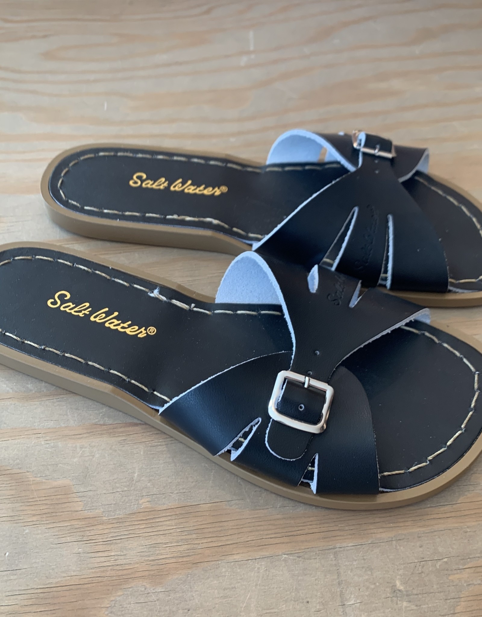 SALT-WATER SANDALS SALT-WATER SANDALS SWC SLIDE BLACK ADULT