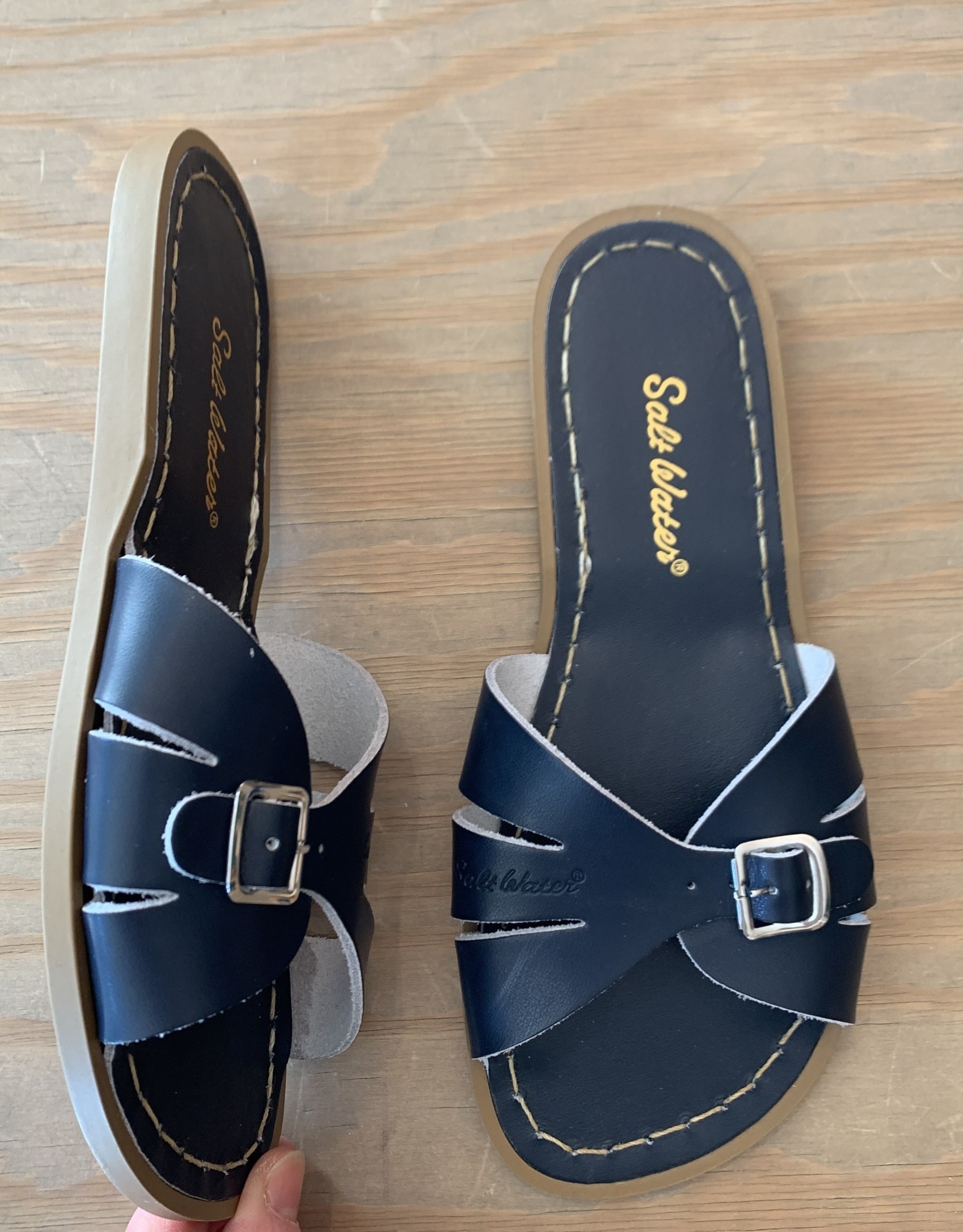 SALT-WATER SANDALS SALT-WATER SANDALS SWC SLIDE NAVY ADULT