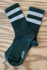 COLLÉGIEN COLLEGIEN CHAUSSETTES NICO RAYURES SPORT VERT FORÊT