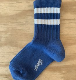 COLLÉGIEN COLLÉGIEN CHAUSSETTES NICO RAYURES SPORT BLEU SAPHIR