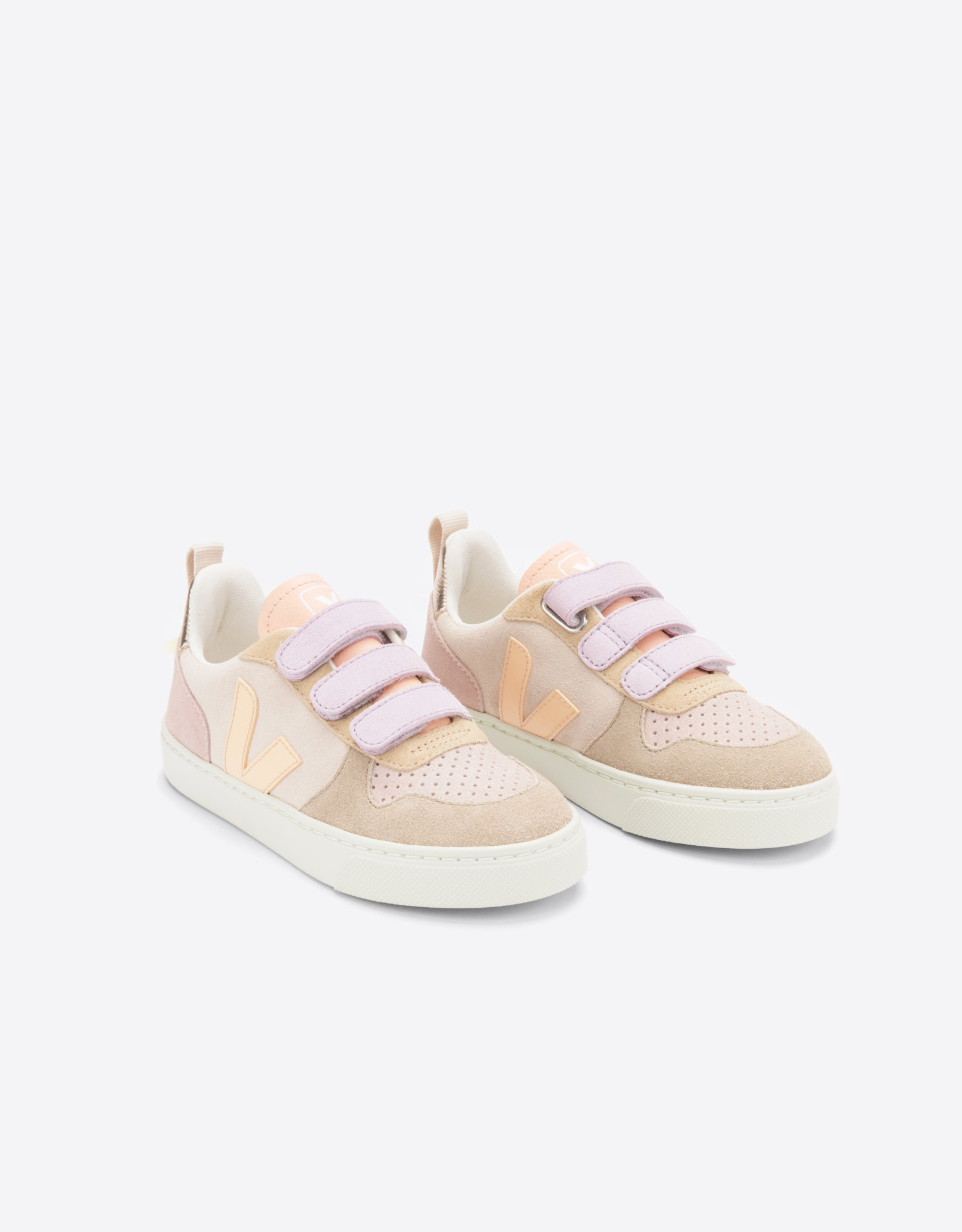 VEJA VEJA SMALL V-10 SUEDE MULTICO-SABLE