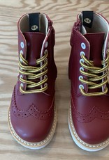 YOUNG SOLES YOUNG SOLES SIDNEY BROGUES VEGAN CHERRY