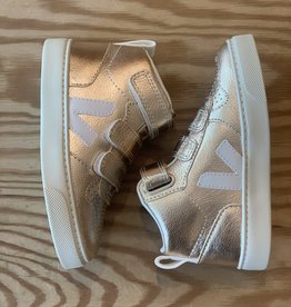 VEJA VEJA SMALL V-10 MID PLATINE WHITE