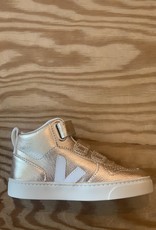 VEJA VEJA SMALL V-10 MID PLATINE WHITE