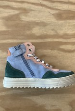 W6YZ NEW MIG ZIP SUEDE MILITARE/CELESTE