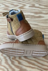 PETIT NORD PETIT NORD QUILTED SNEAKER COGNAC