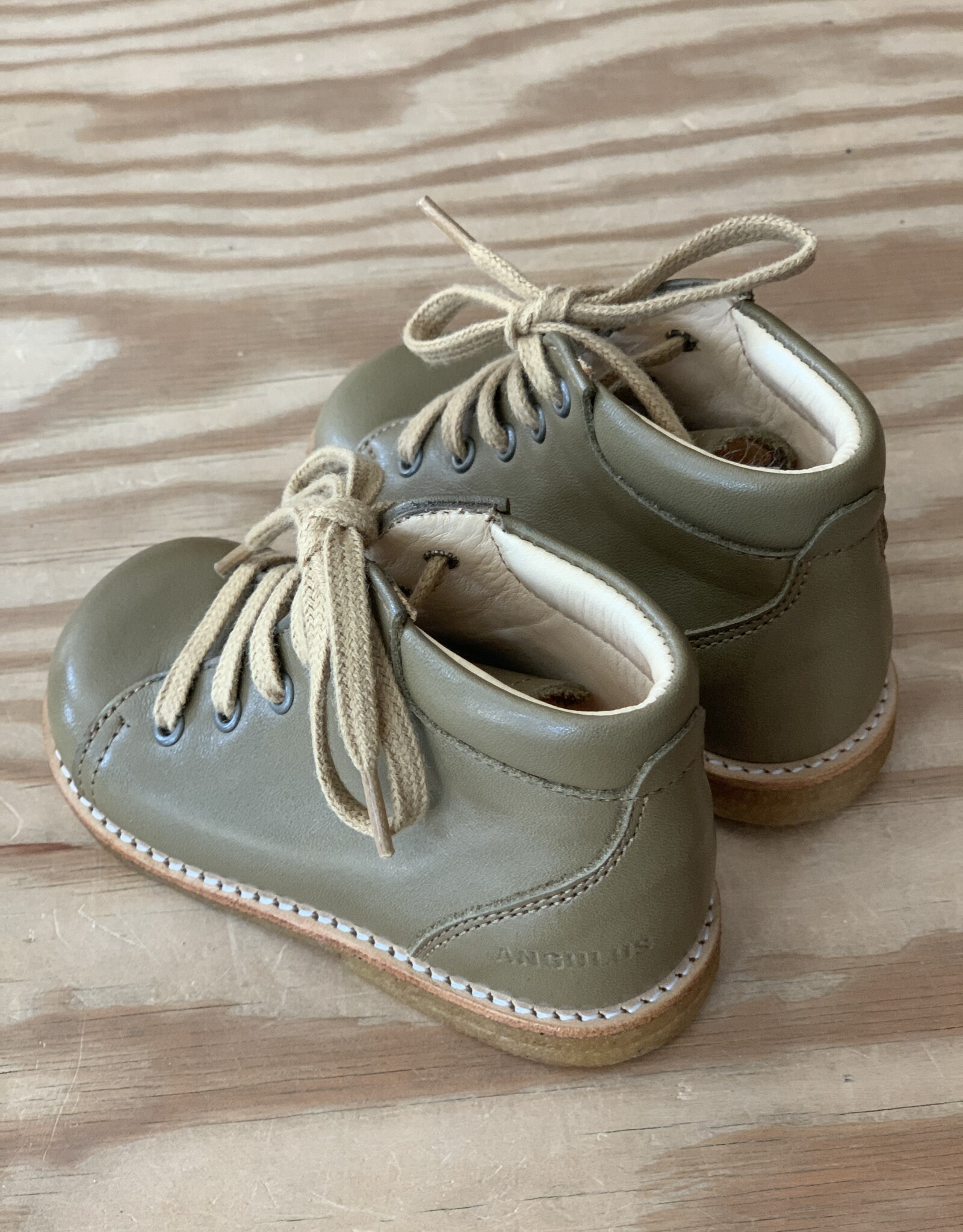 ANGULUS ANGULUS STARTER SHOES LACES OLIVE 22