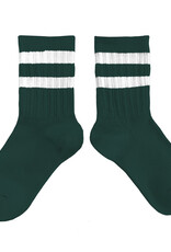 COLLÉGIEN COLLEGIEN CHAUSSETTES NICO RAYURES SPORT VERT FORÊT