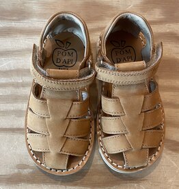 POM D'API POM D'API WAFF PAPY NUBUCK CAMEL