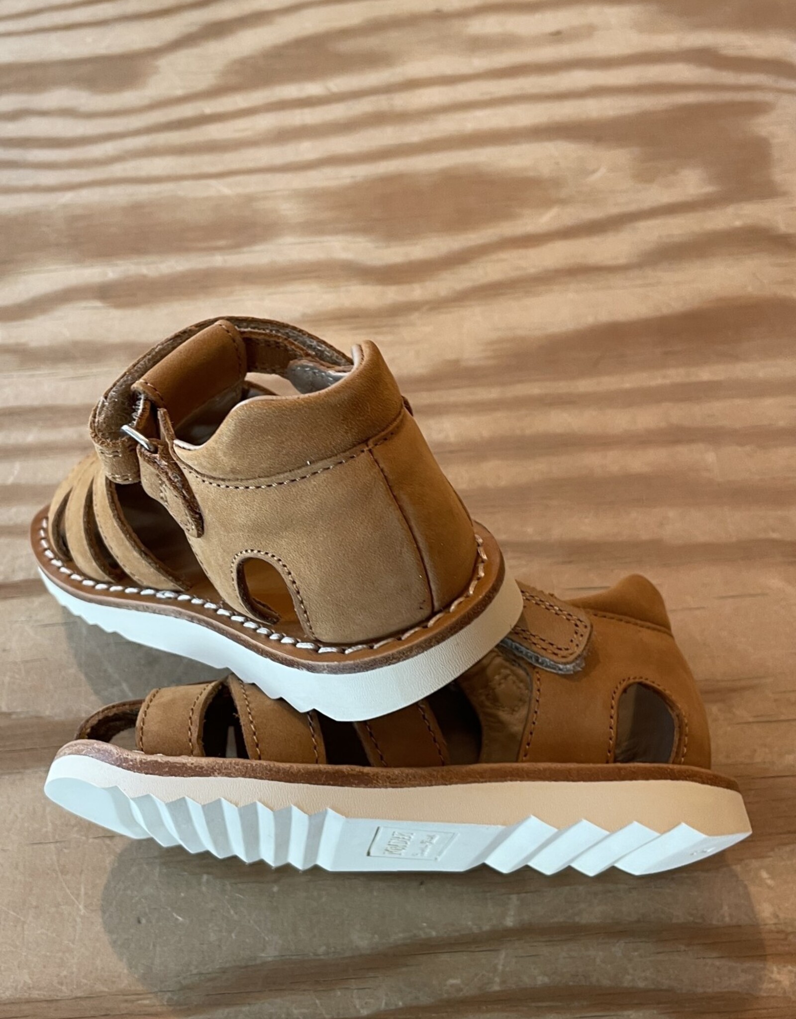 POM D'API POM D'API WAFF PAPY NUBUCK CAMEL