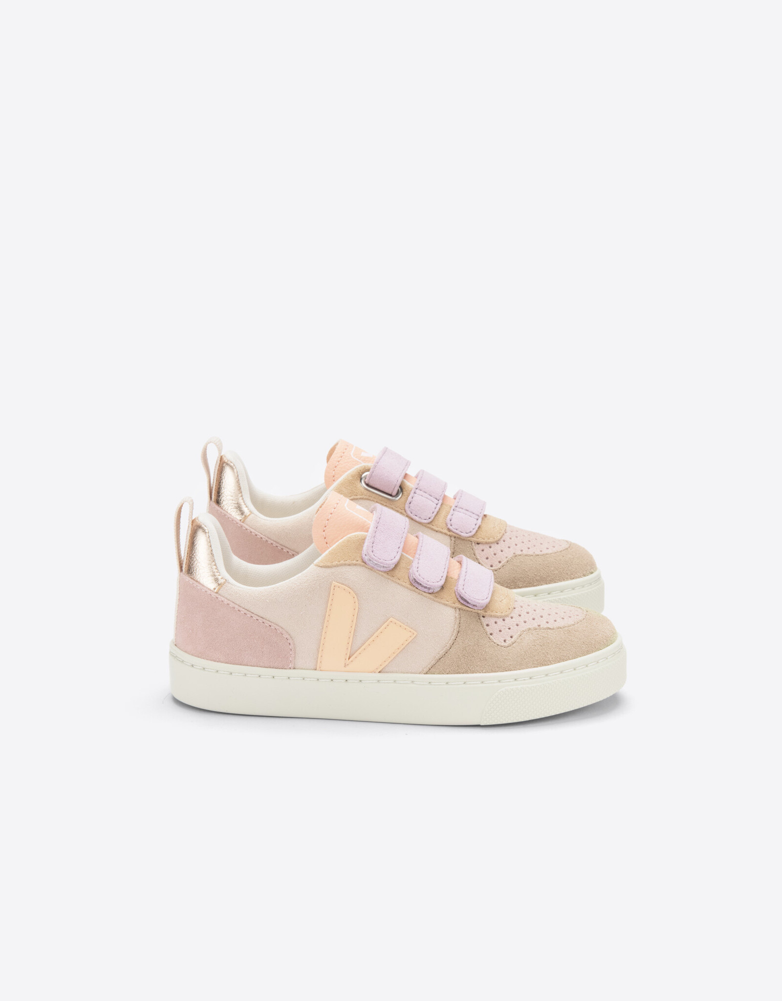 VEJA VEJA SMALL V-10 SUEDE MULTICO-SABLE