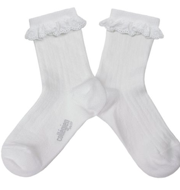 COLLÉGIEN COLLÉGIEN PAULINE CHAUSSETTES BLANC NEIGE