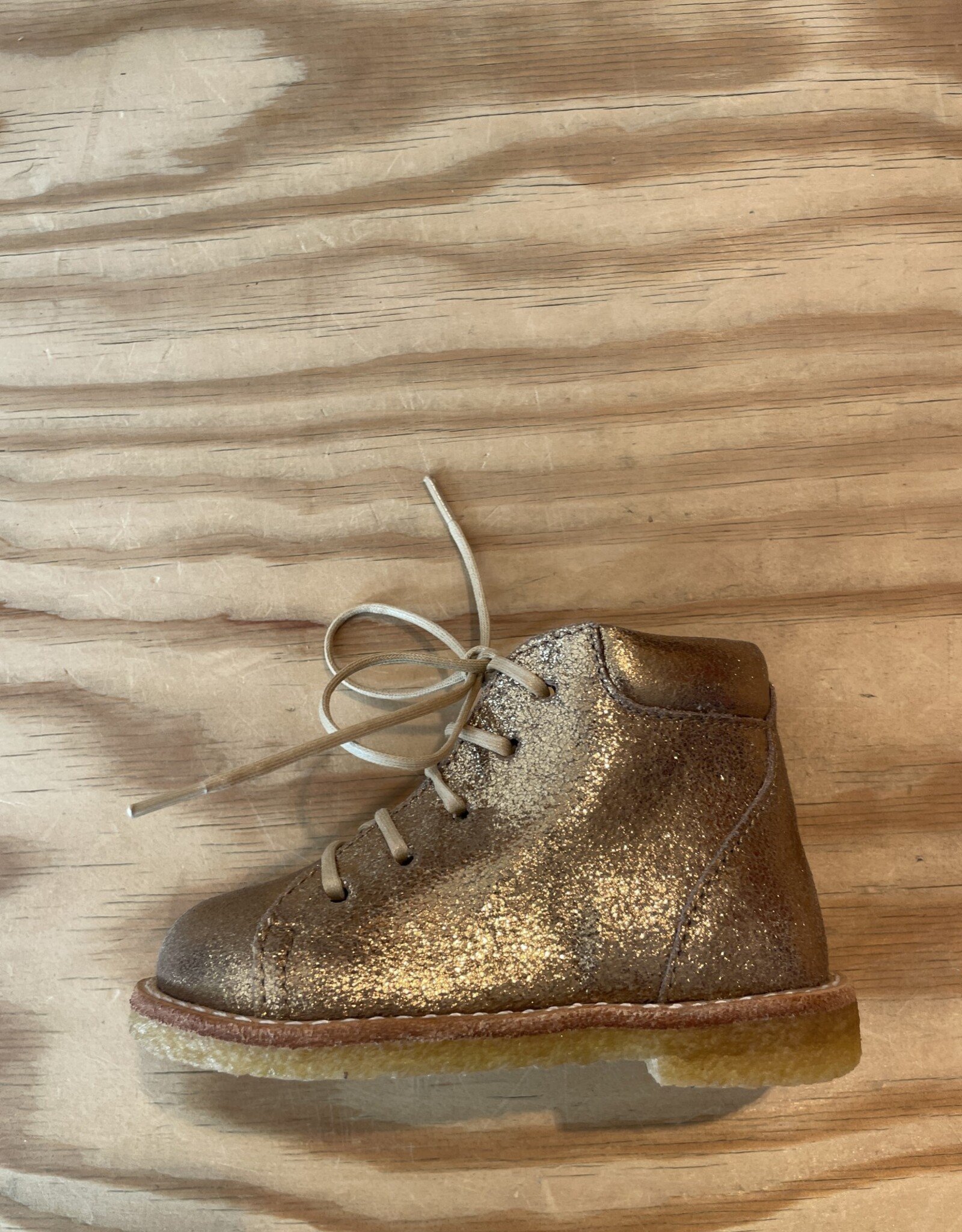 ANGULUS ANGULUS 2760 TAUPE SHINE LACE UP STARTER 21