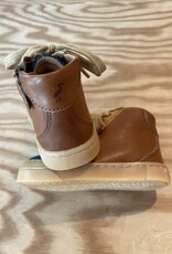 PETIT NORD PETIT NORD 21770 - SNEAKER BOOTIE COGNAC COLOR BLOCK