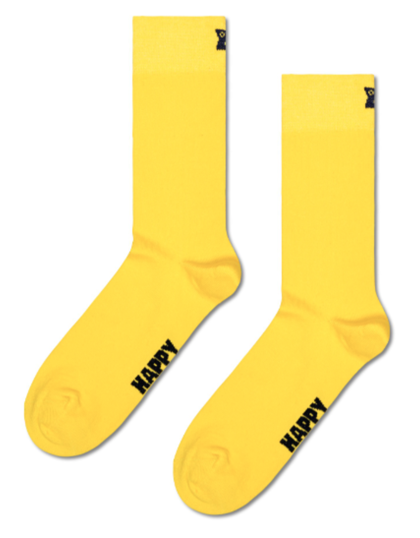 HAPPY SOCKS HAPPY SOCKS P001120 SOLID YELLOW SOCKS