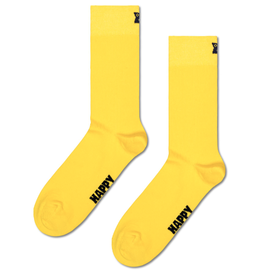 HAPPY SOCKS HAPPY SOCKS P001120 SOLID YELLOW SOCKS