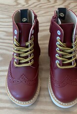 YOUNG SOLES YOUNG SOLES SIDNEY BROGUES VEGAN CHERRY