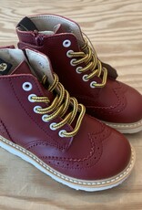 YOUNG SOLES YOUNG SOLES SIDNEY BROGUES VEGAN CHERRY